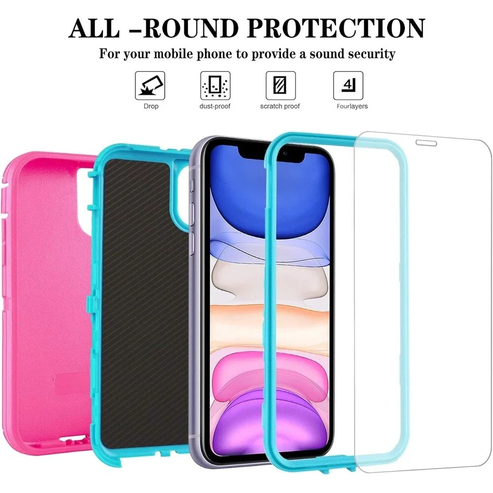 Heavy Duty Rugged Case for iPhone 13 6.1